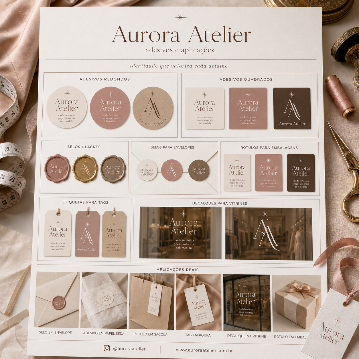Aurora Atelier guia de marca