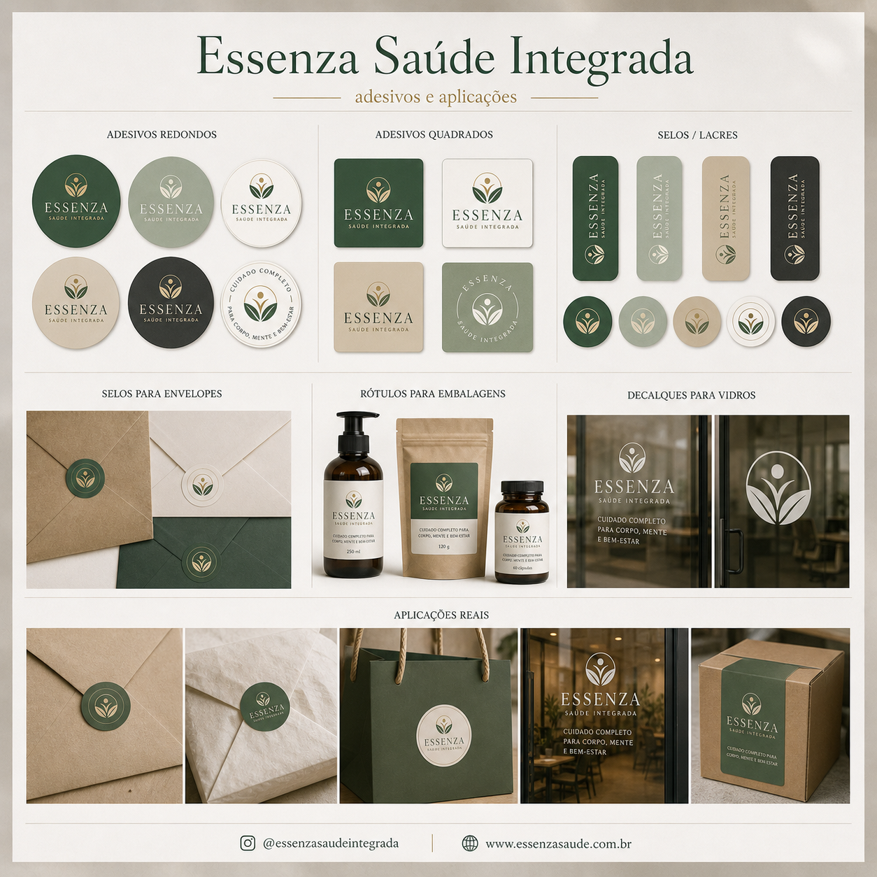 Essenza Saúde Integrada guia de marca