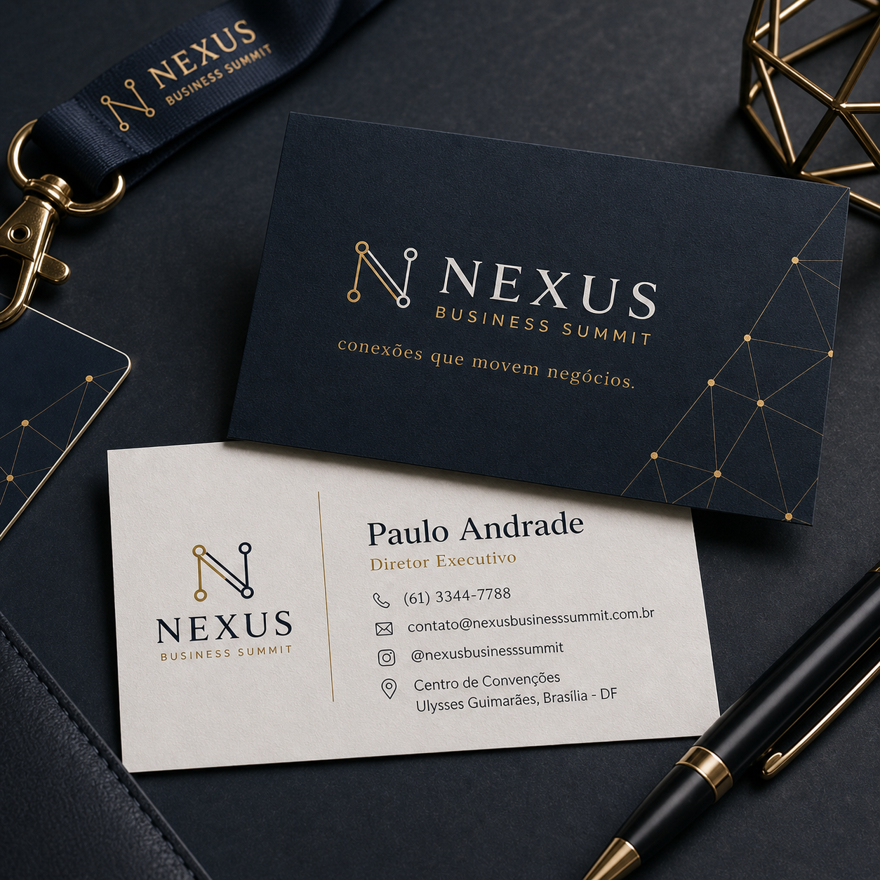 Nexus Business Summit cartão de visita