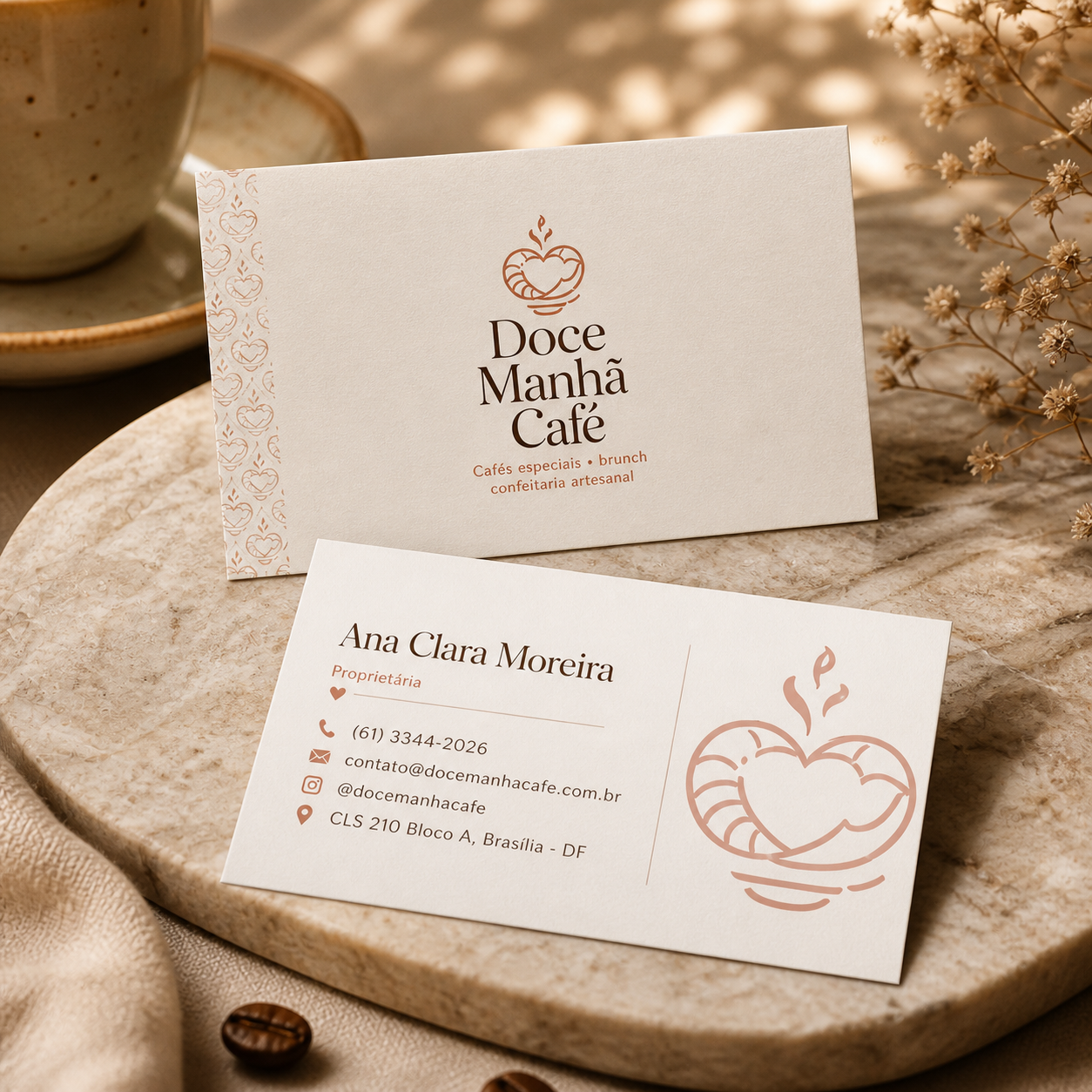 Mockup de Cartão de visita
