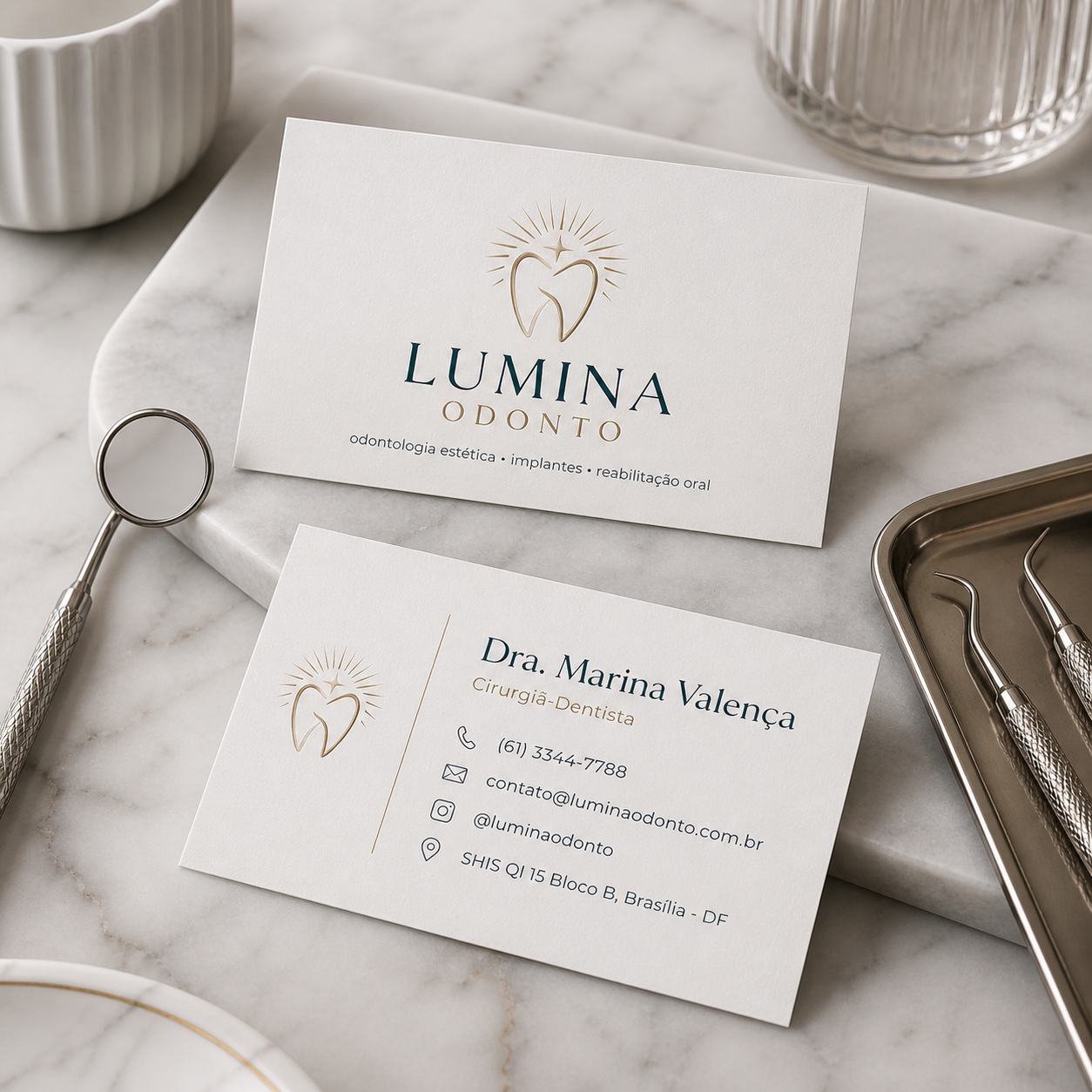 Mockup de Cartão de visita