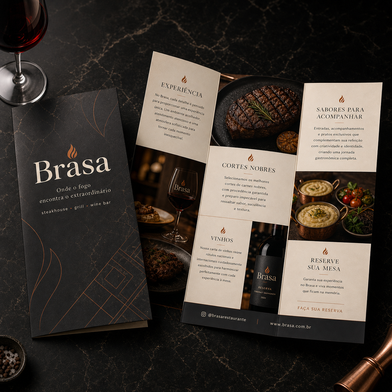 Mockup de Flyer/Folder