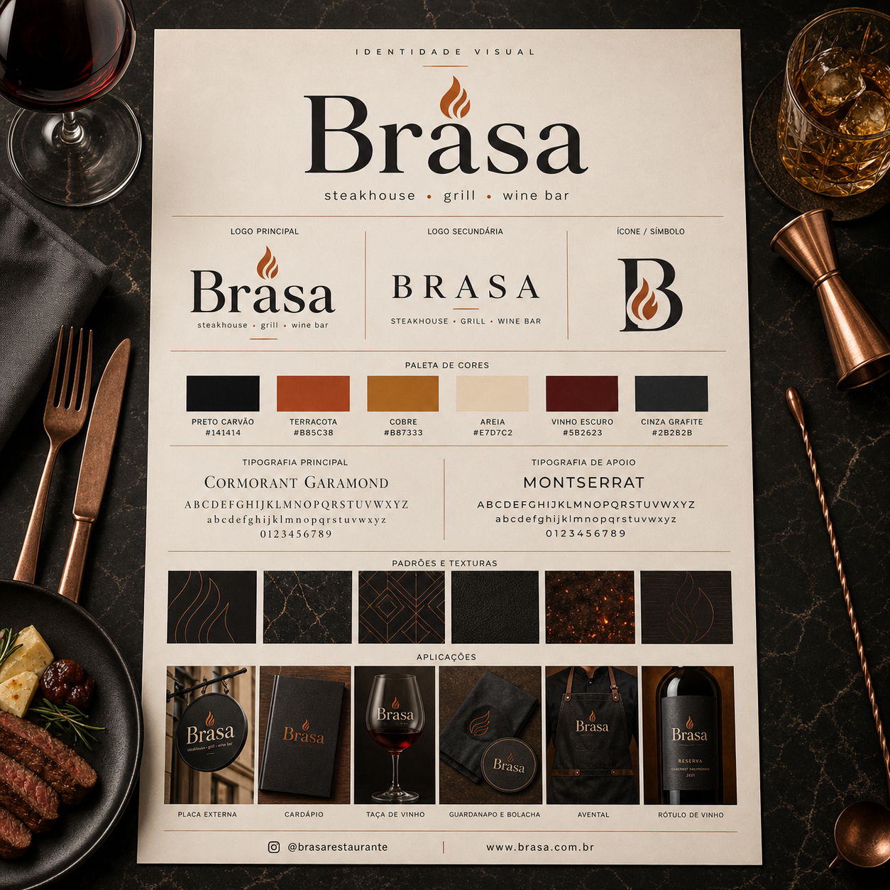 Mockup de Identidade visual