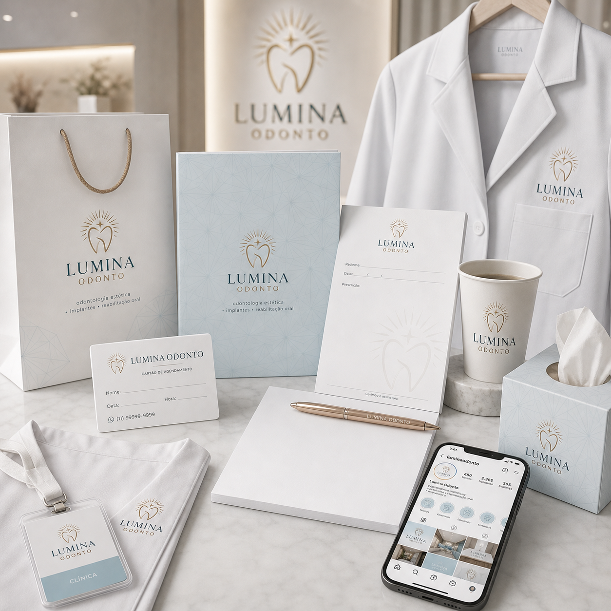 Mockup de Materiais personalizados