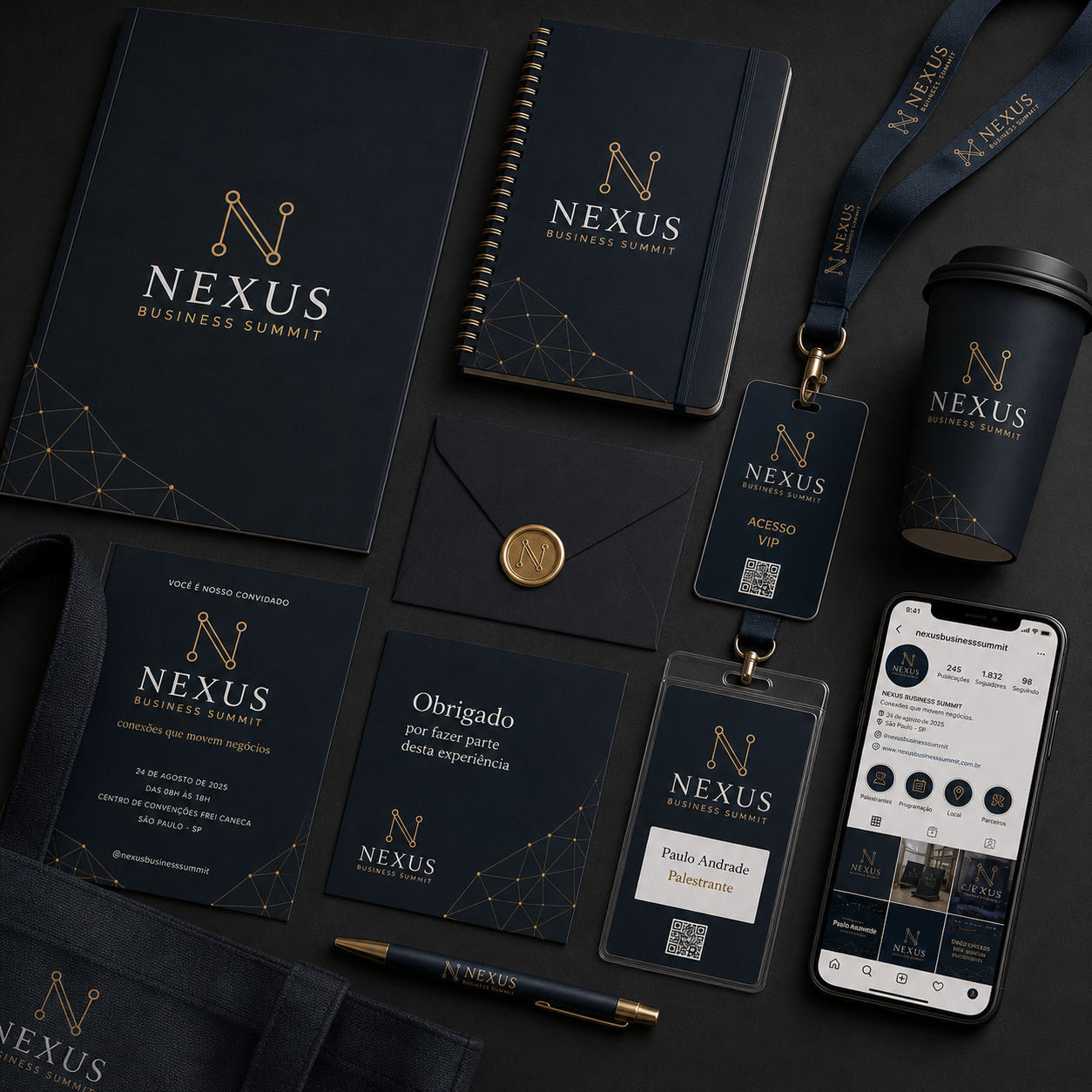 Mockup de Materiais personalizados