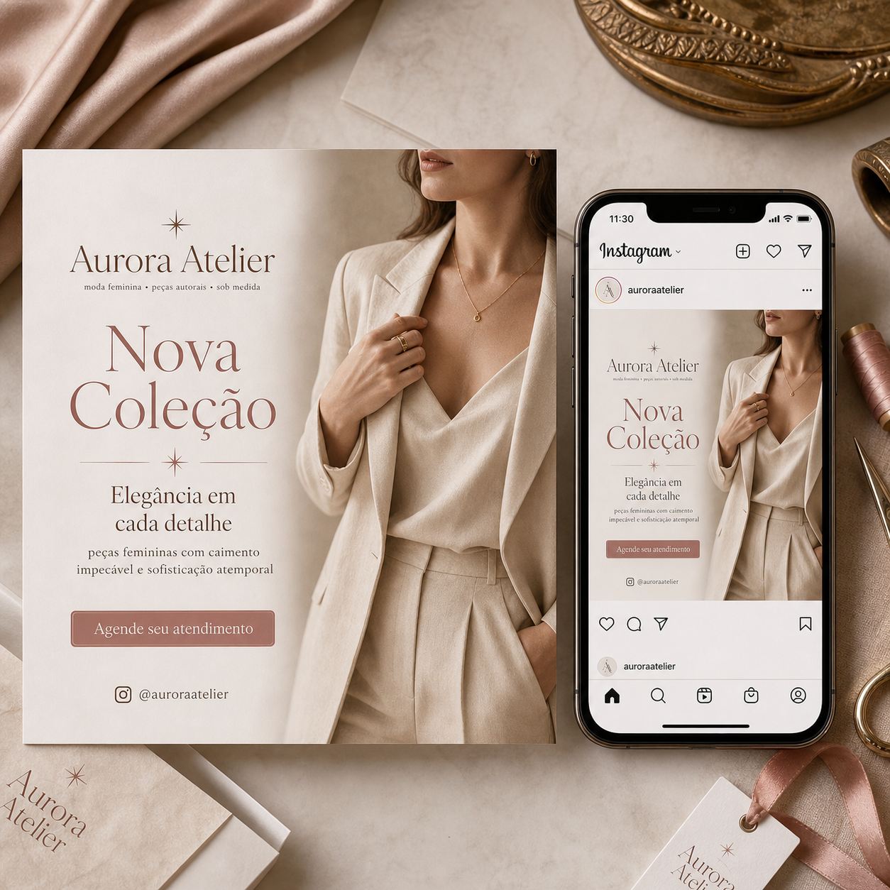 Mockup de Social media design