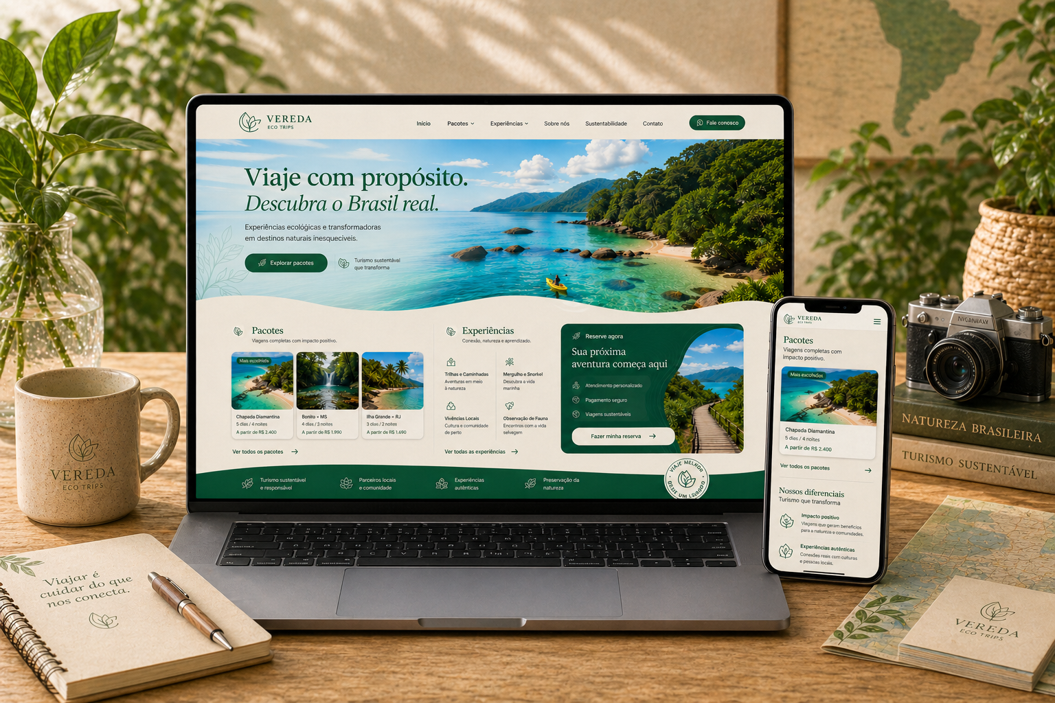 Mockup de landingpage/site